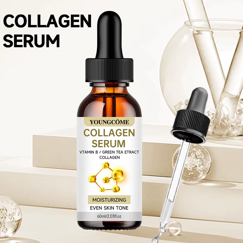 Collagen Serum Wrinkle Removal Dark Corrector Lifting Firming Exfoliating anti Aging Whitening Skin Care Boosts Elasticity