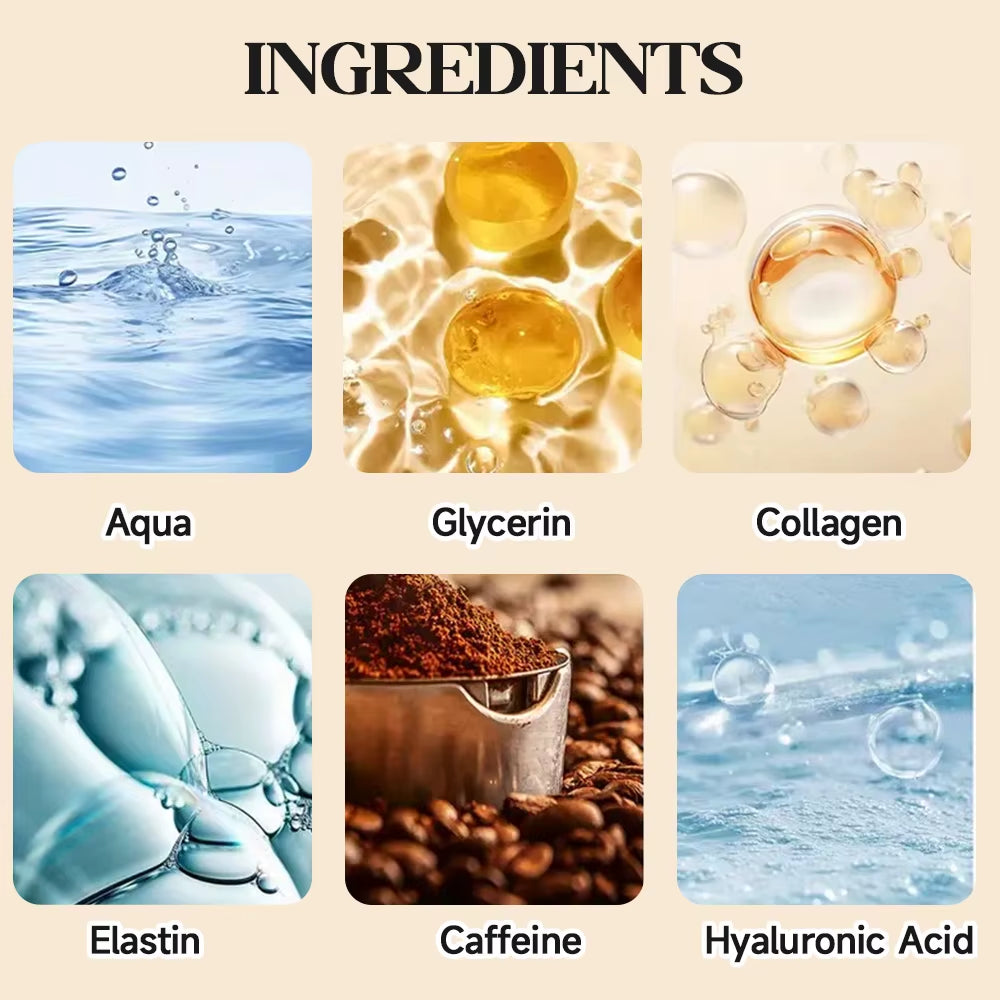 Anti Wrinkle Cream anti Aging Face Lifting Nourishing Repair Collagen Boost Cream Essence Rich in Collagen and Hyaluronic Acid