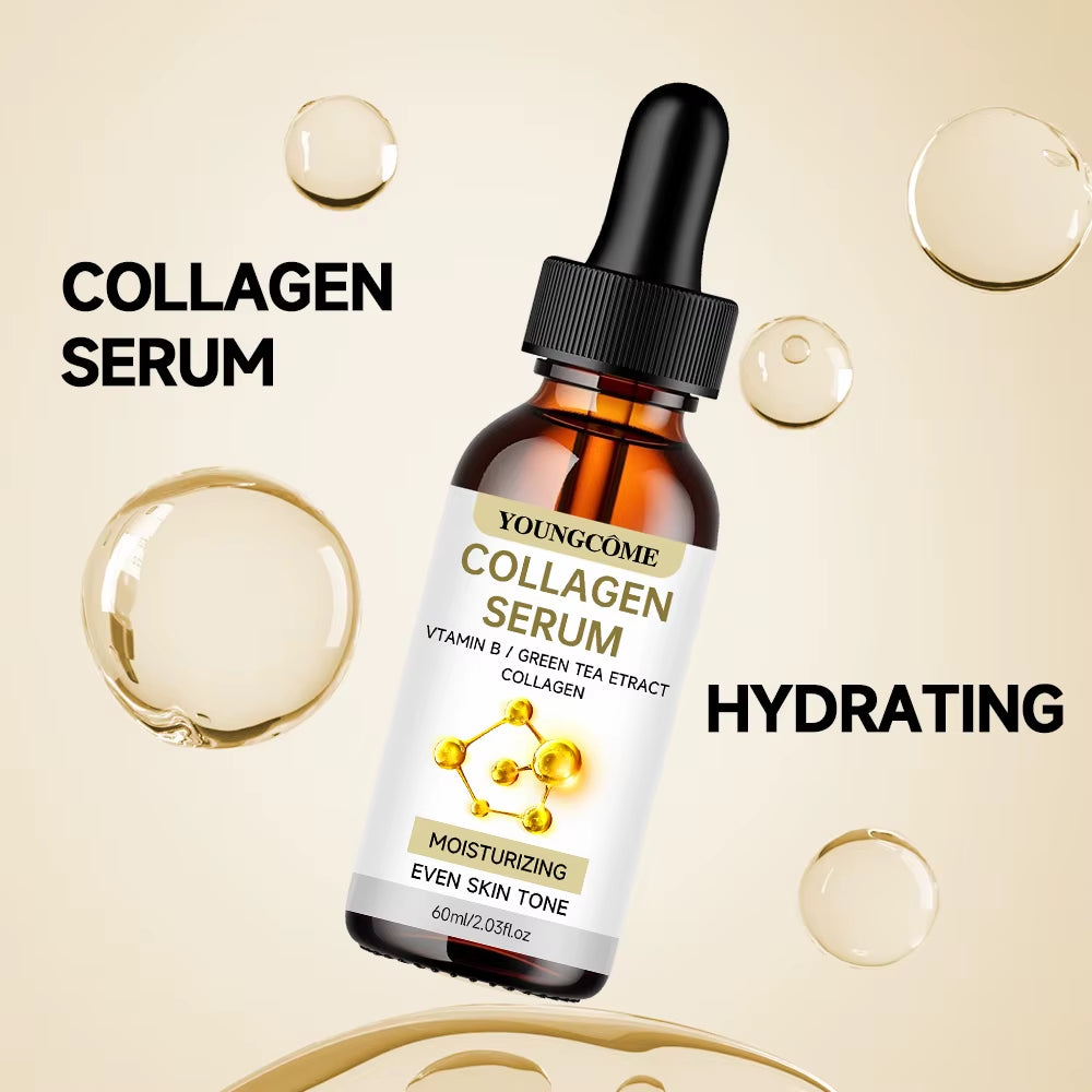 Collagen Serum Wrinkle Removal Dark Corrector Lifting Firming Exfoliating anti Aging Whitening Skin Care Boosts Elasticity